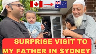 SURPRISE VISIT TO AUSTRALIA 🇦🇺 Meeting my FATHER after 1.5 YEARS😭😭 Canada to Australia Reunion