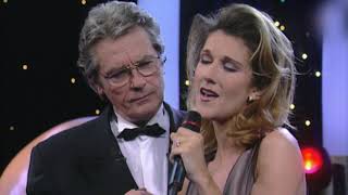 Celine Dion en duo avec Alain Delon - Paroles, Paroles | (31/12/1996) HQ