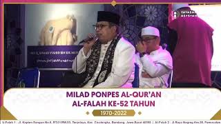 Tilawah Al-Habib Prof. Dr. K.H. Said Agil Husin Al Munawar, MA di Milad Ponpes Al-Falah 28/8/2022