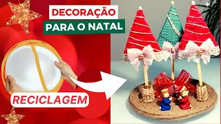 DIY - RECICLAGEM - Decoração de Natal 2022   #DIY #natal2022 #decoraçãodenatal