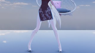 【MMD】White stocking Haku【还是你的笑容最可爱】