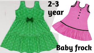 2-3 year baby frocks cutting and stitching baby frocks