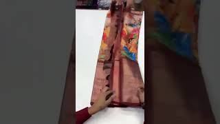 Banarasi Soft Silk Saree l FUSION OF KALAMKARI l Aatwos l Whatsapp 9976566489