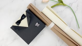 Gift Wrapping | 禮物盒包裝創意DIY-男士禮物