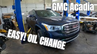 2018 GMC Acadia Oil Change