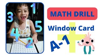 Addition Window Card | A-1 Grade 1| Math Drill