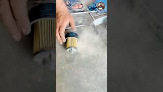 Bike filter cleaning #shorts #youtubeshorts #trending #shortviral #zubairbikerepairing