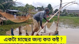 মাছ ধরার অসাধারণ দৃশ্য দেখি কাকা কি মাছ পেলেন fishing #জাল_দিয়ে_মাছ_ধরা