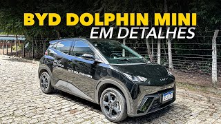 Mostrando os detalhes do BYD Dolphin MINI