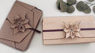 Gift Wrapping | 禮物包裝方法 + 摺紙花教學（Step By Step）