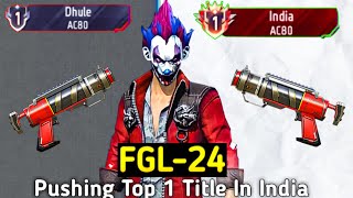 Pushing Top 1 Title In FGL-24 | Solo Br Rank Weapon Glory Push In Season 41 | Ep-7