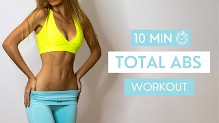 10 MIN TOTAL ABS WORKOUT - At Home With Weights