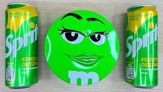 Satisfying Video | Unpacking and Mixing Rainbow Candy in 1 M&M'S Boxes ASMR Green