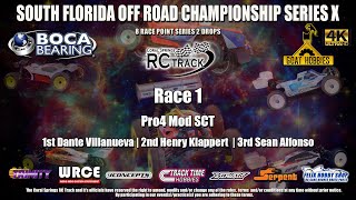 South Florida Off Road Championship Series X Race 1 | Pro4 Mod SCT | A-Main August 27, 2023