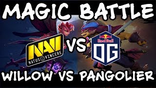 Great Battle Pangolier vs Dark Willow - Navi vs OG Dota 2 7.07B