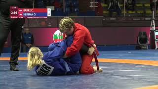 1/4 Women's GP GI - 71 kg: C. BARRE (FRA) v. O. HERMAN (UKR)