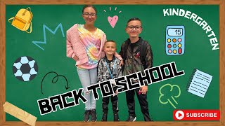 GRWM FOR OUR 1st DAY OF SCHOOL!🏫