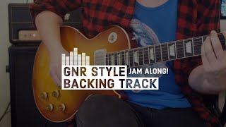 JAM ALONG! Guns N Roses/Slash-style Hard Rock Backing Track in A (Standard Tuning)