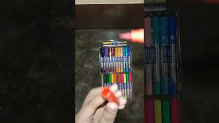 Doms Brush Pen | Unboxing | 26 Colour Shades #unboxing #brushpen