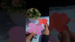 membuat kupu kupu #shortsvideo #shortvideo #diycrafts #origamicraft