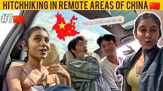 SOLO INDIAN GIRL HITCHHIKING IN CHINA 🇨🇳😳 | Bhot mushkil hai yaha lift lena