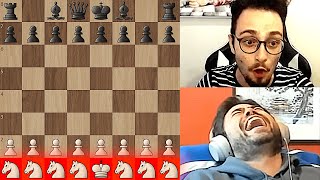 7 КОНЕЙ! ВСЕ Кони у Накамуры против GothamChess. Вот это Партия! Шахматы Блиц