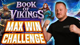 BOOK OF VIKINGS ✨ MAX WIN CHALLENGE ⏩ BONUS BUY #aparate #casino #live