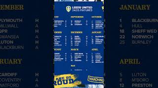 Leeds united fixtures new year #championship #leeds @garycolling1574 #thebest