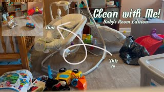 Cleaning my Son's Room | Putting Away the Newborn Stuff