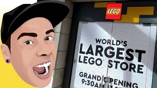 Worlds Biggest LEGO Store VLOG & Tour