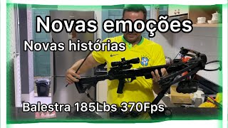 Mais emoções na caçada do javali. Balestra Composta Crossbow 185lbs 370fps