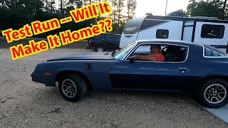 80 Camaro that we picked up from Mortske Repair is finally out of the garage for a test drive.