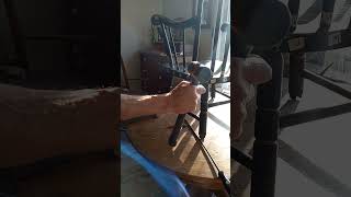 Rocking chair arm removal use Dead Blow hammer