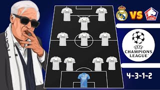 🚨Absence of Mbappe✅ Real Madrid Line-up Against Lille is Predicted For The European Champions League