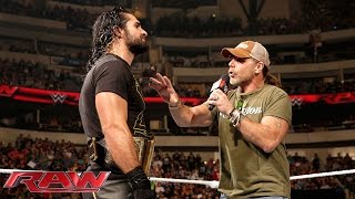 Seth Rollins interrupts Shawn Michaels: Raw, October 19, 2015