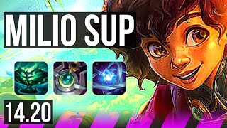 MILIO & Ashe vs ZILEAN & Kai'Sa (SUP) | 4/5/30 | EUW Master | 14.20