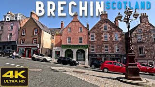 Brechin Scotland walking Tour 4K, September 2023