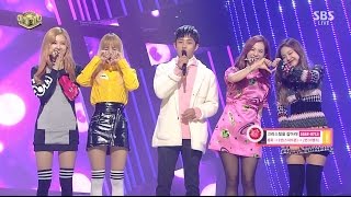 BLACKPINK​ - Interview(마지막 무대 인사) + '불장난(PLAYING WITH FIRE)' 1211 SBS Inkigayo