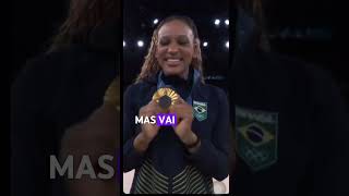 Rebeca Andrade nosso ouro olímpico! Grande orgulho. Tudo que você faz conta.