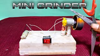 how to mini grinder//DC motor using mini grinder//super fast// mini grinder