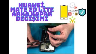 HUAWEI MATE 20 LITE (SNE-LX1)ARKA KAPAK DEĞİŞİMİ // HUAWEI Mate 20 lite Back Glass Replacement