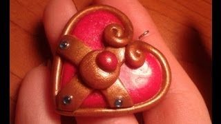 DIY: Polymer clay Tutorial Sailor Moon Charm