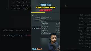 What is the spread operator in javascript #javascript  #shorts #spread #operator