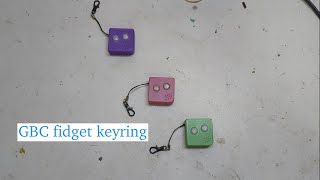 Gameboy Color fidget keyring