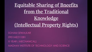 Intellectual Property Rights  General Profeciency task