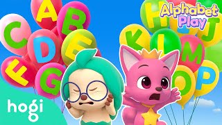 Let's Pop The Alphabet Balloon 🎈 🔤  🎯｜ABC Songs｜Learn ABC｜Hogi's Alphabet Play｜Hogi Pinkfong