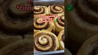 #shorts #vlog ✅ baking therapy cinnamon rolls #yummy #foodie #life #love #food #cooking #fun #home