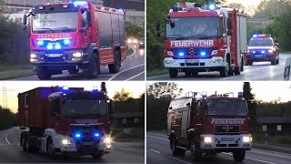 [Großer Waldbrand in Herkenbosch (NL)] Feuerwehren StädteRegion Aachen auf Einsatzfahrt