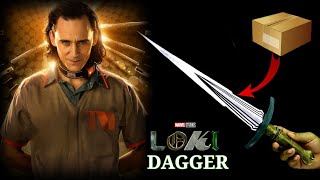 How to make loki's dagger with cardboard || DIY Loki's dagger tv series || DIY marvel weapon