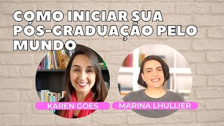 Como começar a sua pós graduação - Live com Karen Góes do @bloomdip.karen